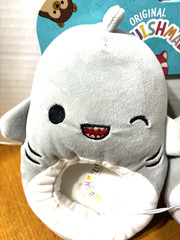 Squishmallow Slippers Gordon The Shark Sea life Ocean Plush Jazwares NWT