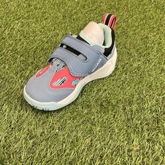 SHAQ RAQ LOW Blue Red Hook & Loop Unisex Kids Athletic Sneakers US 9