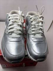 Air Max 90 GS Metallic Silver 5.5Y 7W 2014 release 724871 100