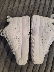 FILA Disruptor II Kids White Athletic Sneakers Size 10.5 Running Shoes