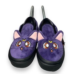 Vans x Sailor Moon Pretty Guardian Luna Slip-on Sneakers Purple / Black Youth 2