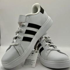Adidas Grand Court 2.0 EL K White/Black Kid’s Sneakers – Size 5 NWB GW6521