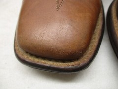 ANDERSON BEAN BOOTS Brown Square Toe Boots Youth Kids size 3 Style 1022