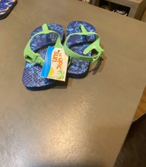 Assorted 6 Pack Flip Flops Toddler Boys 5/6, 7 & 9/10, Boys 11/12, Girls 11/12