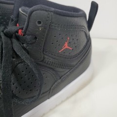 Kids Nike Jordan Access Trainers Black/Gym Red/White AV7942 001 Size 12c