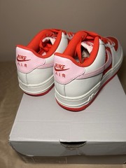 Nike Air Force 1 Low GS Valentines White Pink Red Hearts Youth 5.5Y Womens 7
