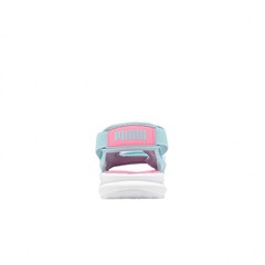 Puma Evolve Sandal PS Turquoise Surf Pink White Kids Preschool Sandal 389147-09