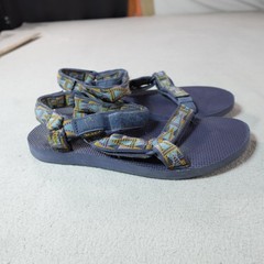 Teva Sandals Size Womens 10 Blue Webbing Strap Sport Hiking Trail Outdoor Shoes