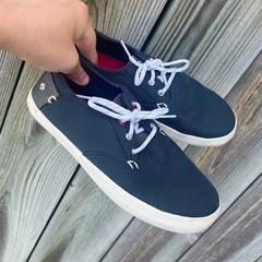 Sperry Top-Sider Deck Shoes Kids Size 3M Navy Blue Washable SCK262895