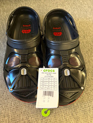 Crocs Star Wars Darth Vader Classic Clog US 11 Black Slip-On 211774-90H