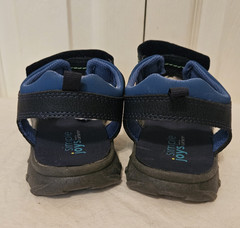 Carters Delray Hook-Loop Strap Child Size Simple Joys Size 12M Blue Green