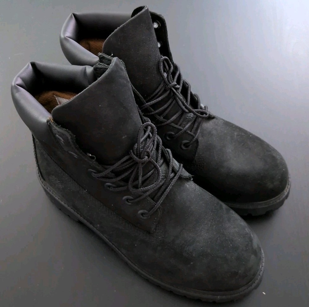 Timberland 12907 6″ Premium Waterproof Boot Men’s Size 6 Black Used Pre-Owned
