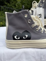 Converse Chuck Taylor All Star x Comme des Garçons PLAY High Top EU 35 Grey