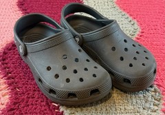 Crocs Kids Classic Clog Size J1 Youth Pre-Owned Black Unisex