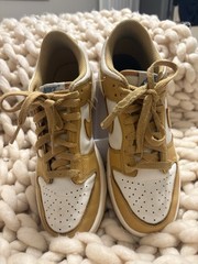 Nike Dunk Low GS Wheat Gold White FB9109-700 Youth 6.5Y Sneakers Shoes
