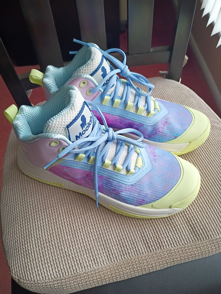 Moolah Press Break V2 Yellow/Purple Basketball Shoes Size 7Y Brand New No Box