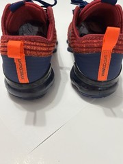 Nike Air VaporMax Flyknit 3 GS 5.5Y BQ5238-602 Noble Red Blue Void Sneakers