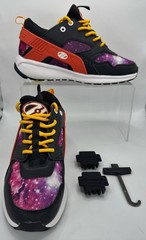 Heelys Force Skate Shoes Galaxy Black Orange Youth Size 5 HE100975