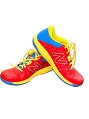 New Balance KC696TR4 Youth Sz 6 Tennis Shoes Red Yellow Blue
