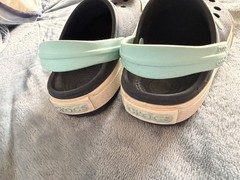 Crocs Crocband II Water Clogs Kids Children Infant Size 8-9 Navy Blue Shoes
