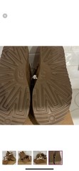 UGG Brown Low Top Athletic Sneakers Lace Up Suede Mesh Upper Rubber Outsole