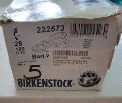 Kid Bari Kinder Birkenstock Sandals Mocha Brown EU 28 US 10
