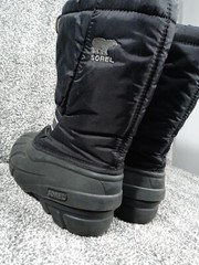 Sorel Cub Wool Lined Insulated Winter Snow Boots Duck Waterproof Size 5 Warm