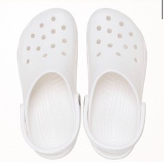 white crocs junior with tags size J1