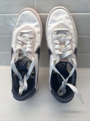 Nike Waffle Trainer 2 SE Shoes (White/ Navy/ Pink) US 4Y/ 5.5 Women’s DJ0345 100
