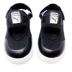 Puma Light-Flex Summer Sandals Sneakers Kids 7C ‚Black White‘ 383192-01 Neoprene