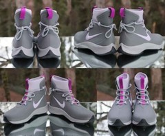 Nike Binzie Boot Smoke Grey Size 5Y Violet Frost BQ5380-003