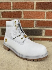 Timberland Junior 6” PREMIUM LT Grey Nubuck TB 0A43B2 Waterproof Boots. SZ:7
