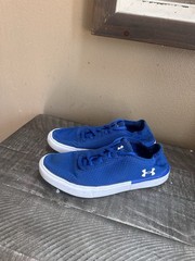 Under Armour Classic Unisex Child Youth Kickit2 Low Top Sneaker Blue 4 Youth