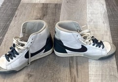 Nike Blazer Mid ’77 Bianco Verde Scarpe Kids 4.5 Y White Sneakers Sports