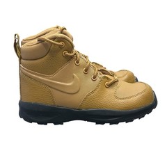 Nike Manoa LTR Wheat Leather Lace Up Sneaker Boots Kids Size 13C BQ5372-700
