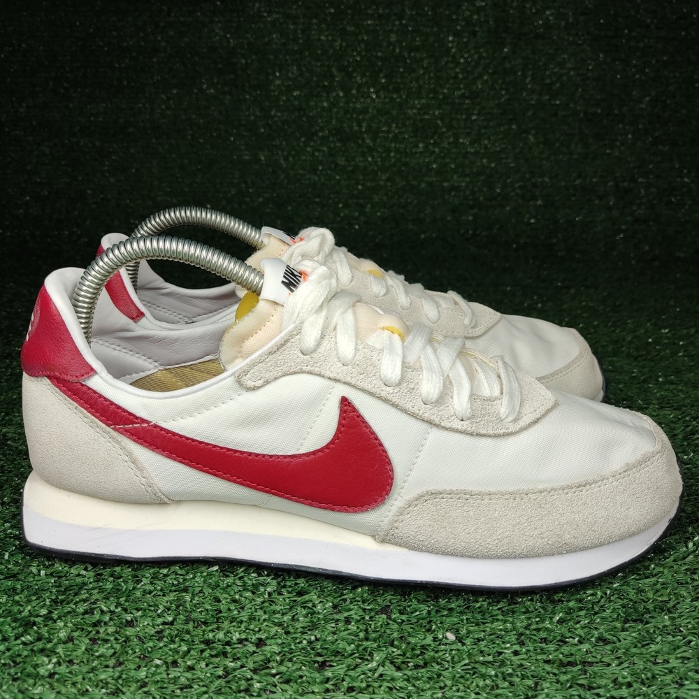 Nike Waffle Trainer 2 White Red Athletic Sneakers Youth Size 7Y