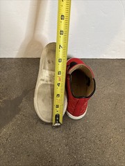 Charlotte Olympia „INCY WEB HIGH-TOPS“ Red Canvas Leather Shoes Kids Sz 27