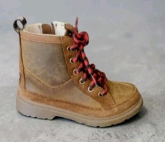 UGG Kids‘ Robley Waterproof Ankle Boot Brown Suede Hiking Camping! 13 Excellent