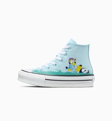 Converse X Bluey Chuck Taylor All Star EVA Lift Junior High Top Blue US11 UK10.5