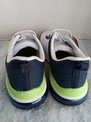 Avia Kids Athletic Shoes Elastic Laces Memory Foam O2 Air White Navy Sz 5