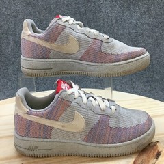 Nike Shoes Youth 5 Air Force 1 Low Crater Flyknit Sneakers Multicolor DH3375-002