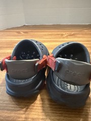Crocs Classic All Terrain Kids Size C8 Blue & Red Slip On Clogs