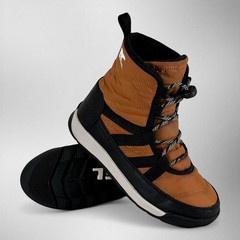 Sorel Kids Waterproof Boots Size 1 Brown Black Insulated Puddles Snow Mud