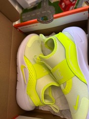 Nike Flex Runner 4 PS Barely Volt White Kids Preschool Running Shoes IF2894-700
