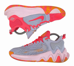 Nike Giannis Immortality 2 Size: 5.5Y Mid Hot Punch Mismatched Shoes DQ1943-600