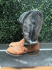 Horse Power HP1823 Exotic Print Square Toe Cowboy Western Boots Youth size 5