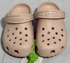 Crocs Classic Comfort Slip-On Clogs Pre School Unisex Size 11c – Tan (New)