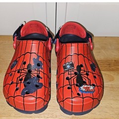 Crocs Marvel Spider-Man All Terrain Clogs Kids Red Navy Blue Web Shoes