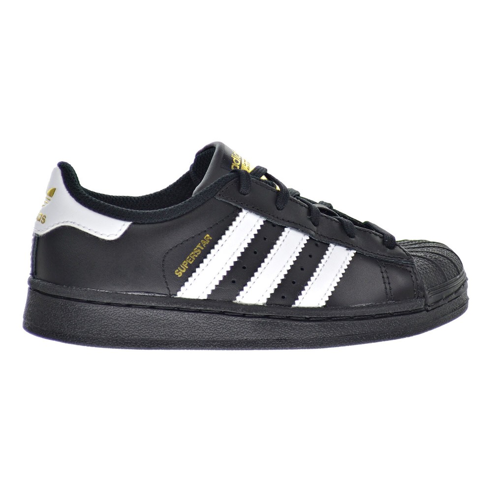 Adidas Superstar Foundation C Little Kid’s Shoes Core Black-White-Black ba8379