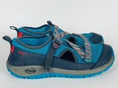 Chaco Kids Odyssey Teal Multi Sport Mesh Water Hiking Shoes Covered Sandal Sz 4